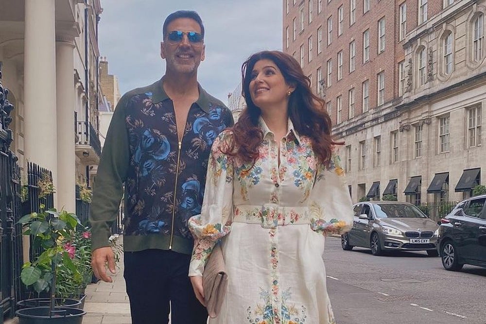 Twinkle Khanna with Akshay Kumar