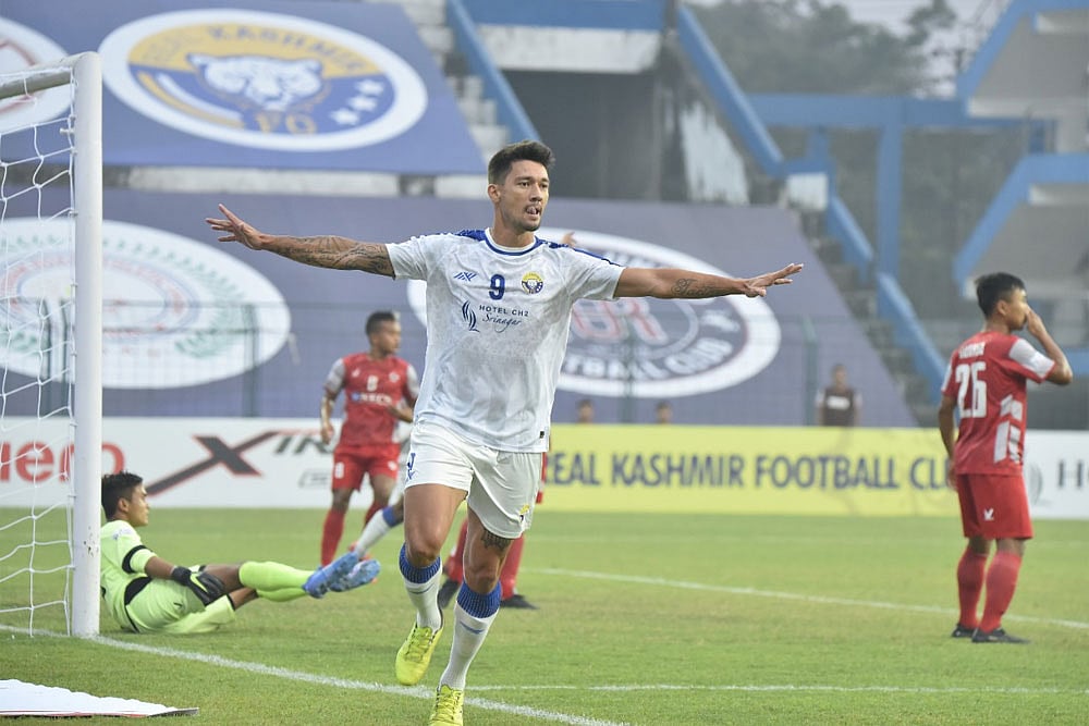 I-League 2021-22: Tiago Adan Hits Brace In Real Kashmir's 3-2 Win Over Aizawl FC