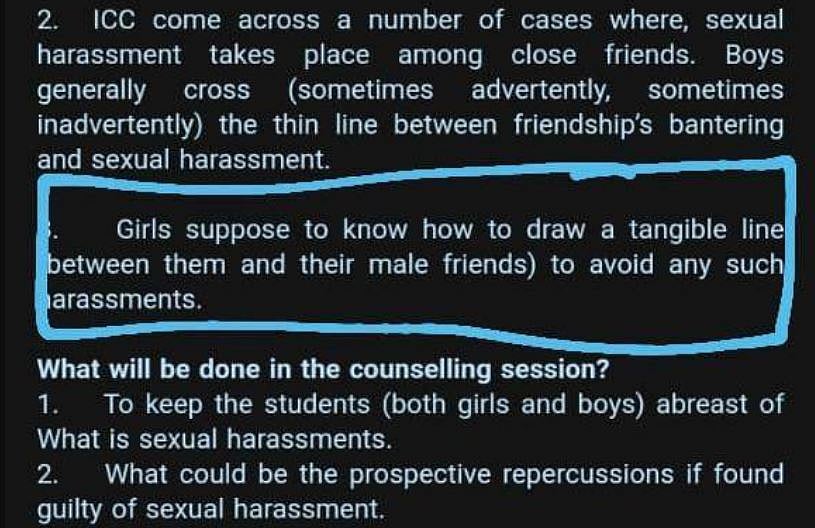 NCW Chairperson Seeks Withdrawal Of JNU's 'Misogynist' Circular On Sexual Harassment