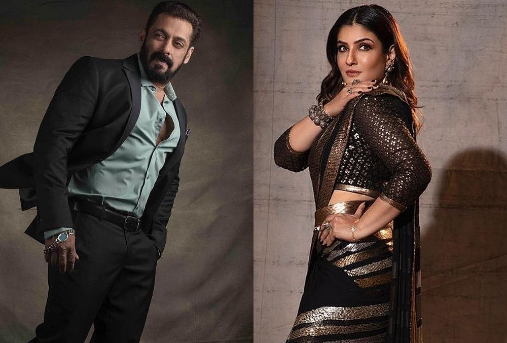 Raveena Tandon Pens A Humorous Wish For Her First Hero Salman Khan