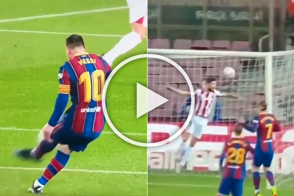 Lionel Messi Hits 650th Barcelona Goal As Stunning Free-kick Shows His Value - WATCH