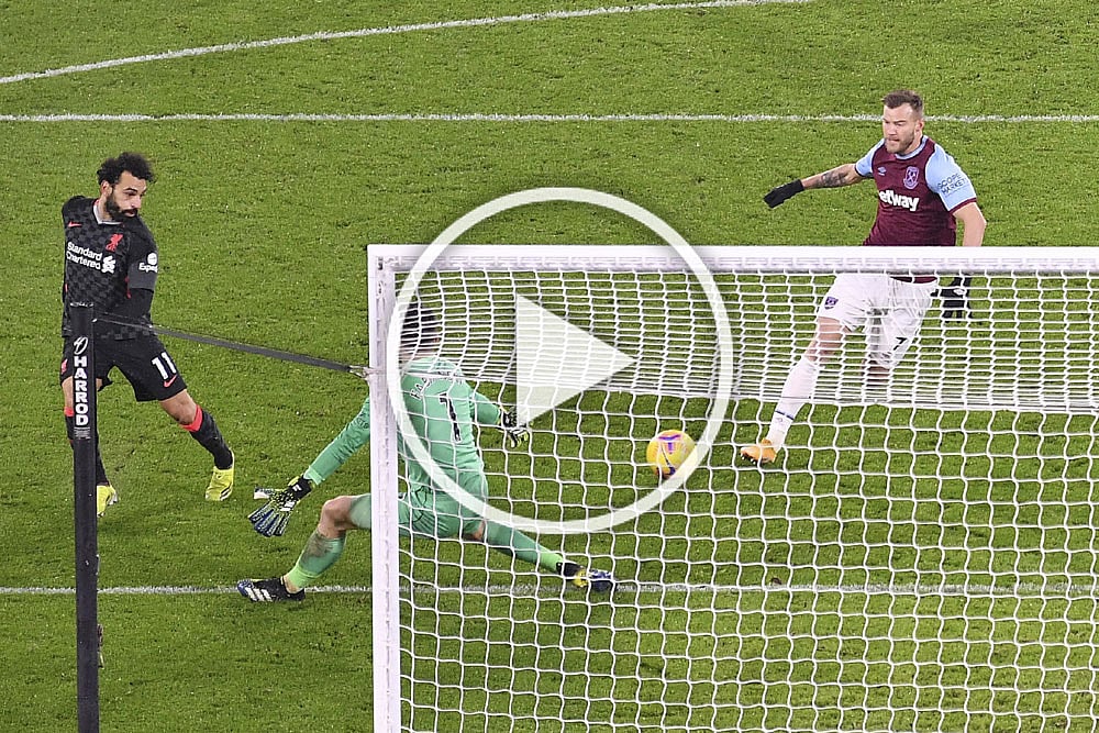 WATCH Outrageous Mohamed Salah Goal For Liverpool Against West Ham United