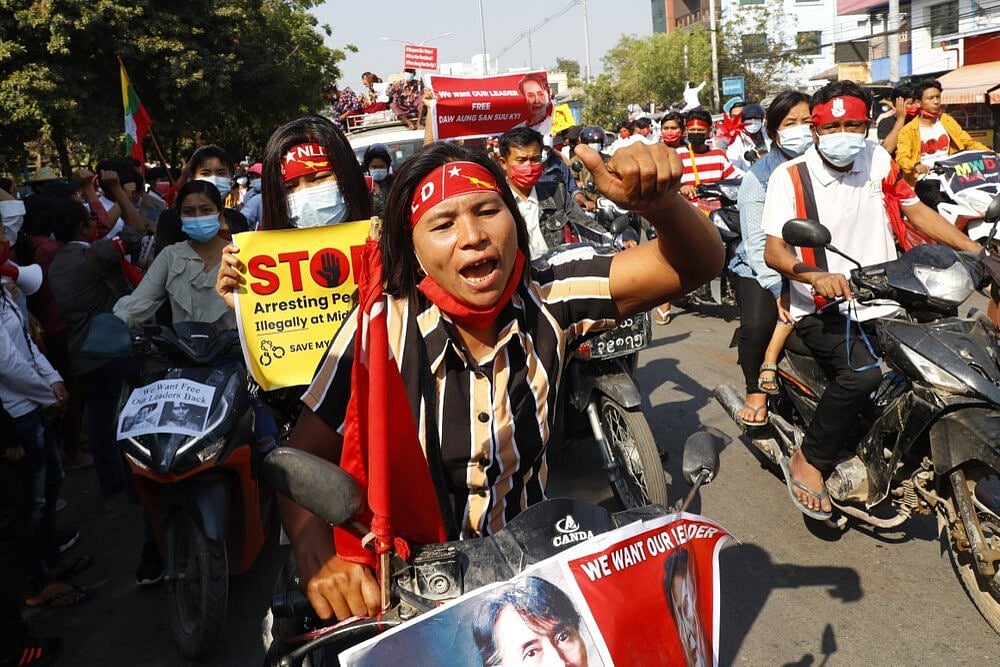 Anti-Coup Protests In Myanmar Soar, Large Demonstrations In Major Cities