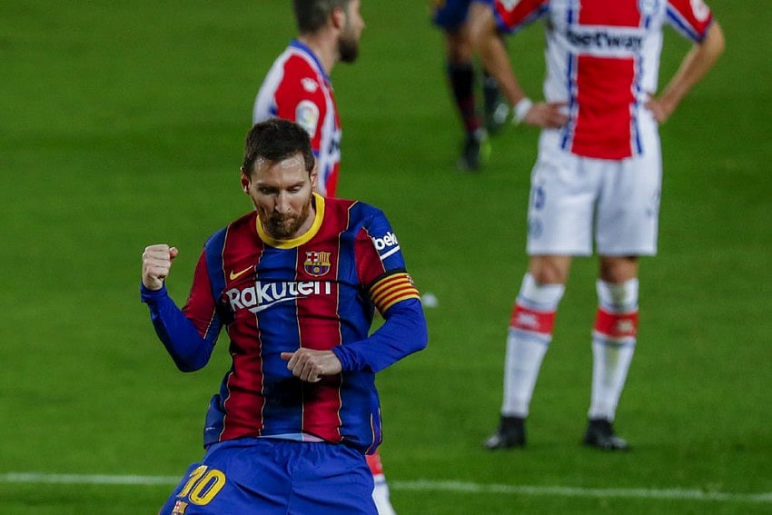 Lionel Messi Has Proven His Commitment To Barcelona Ahead Of PSG Champions League Tie, Says Jordi Alba