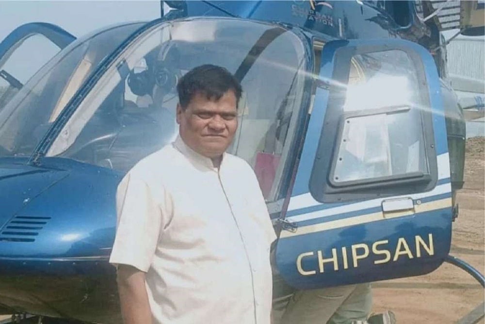 Farmer In Maharashtra Buys Helicopter To Sell Milk