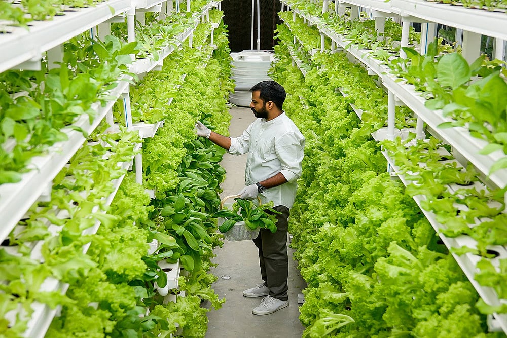 Vertical Farming: With Less Water, Over Smaller Areas