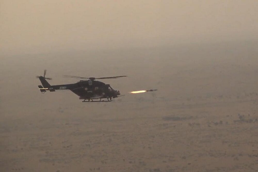 India Successfully Test Fires Indigenously Developed Anti-Tank Missile