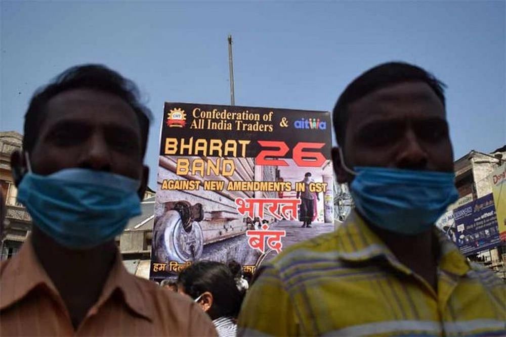 Delhi Shops Stay Open During Trade Bandh Fearing Losses