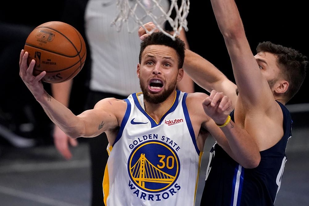 Curry said it’s hard to know how long his healing will take due to the ligament damage.