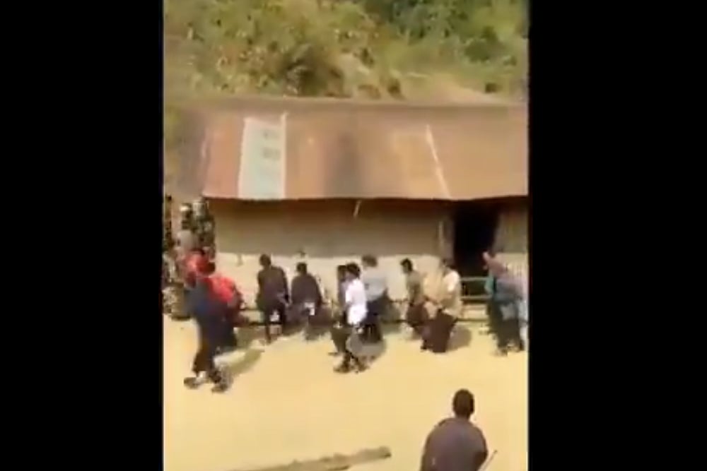 Watch: Villagers In Nagaland 'Shift' House By Carrying It On Foot