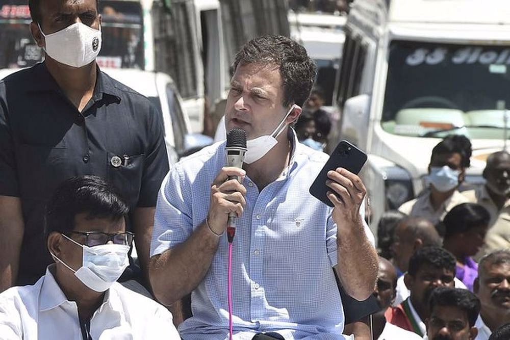 TN Should Show Way India How To Keep BJP Out, Says Congress Leader Rahul Gandhi