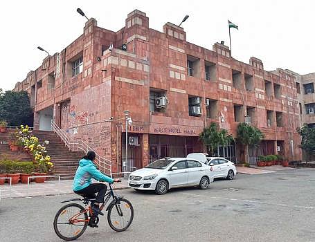 Ground Floor Reading Room Of JNU’s Central Library Reopens For Students