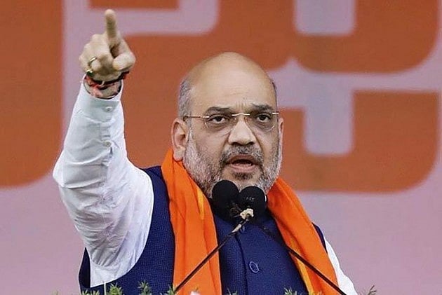 File Image : Amit Shah Holds Massive Roadshow In Bengaluru