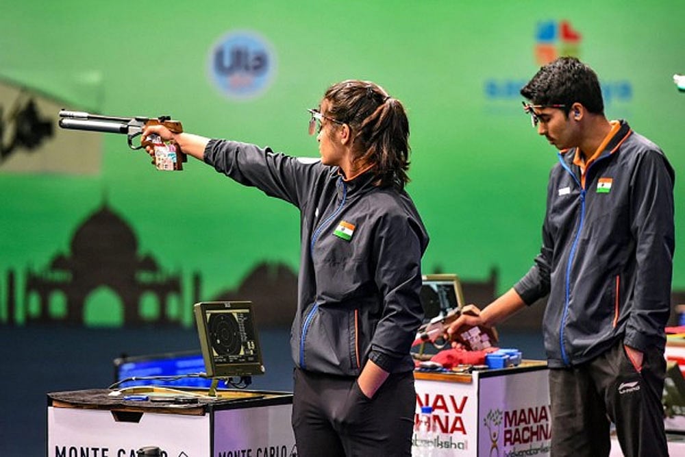 Team India claimed 14 medals including 6 gold and 8 bronze in the ISSF World Championships