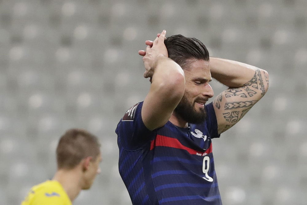 France 1-1 Ukraine: Didier Deschamps Laments Wasteful Les Bleus After World Cup Qualifying Draw