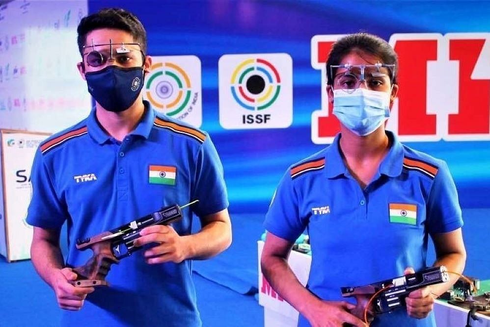 ISSF World Cup: Vijayveer, Tejaswani Shoot Gold In 25m Rapid Fire Pistol Mixed Event
