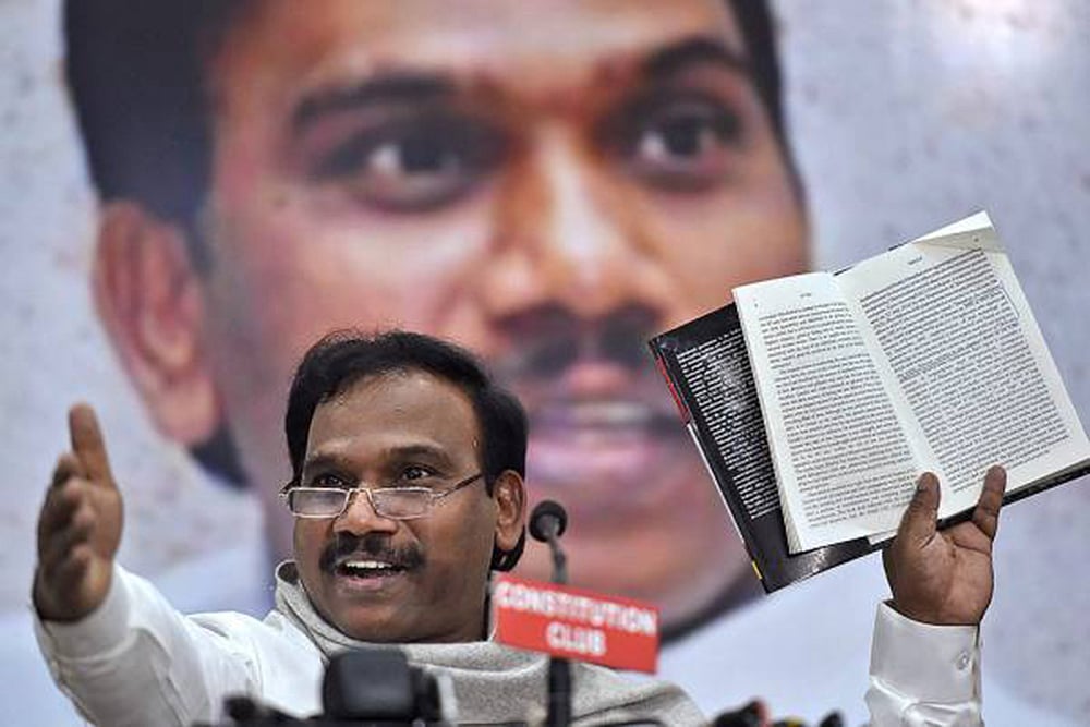 Amid Backlash, DMK MP A Raja Apologises To Tamil Nadu CM For His Comments On Latter’s Mother