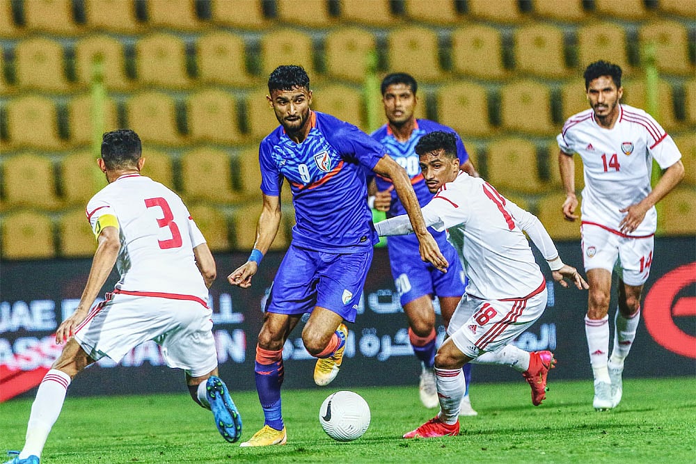 India Suffer 0-6 Rout Against UAE In International Football Friendly