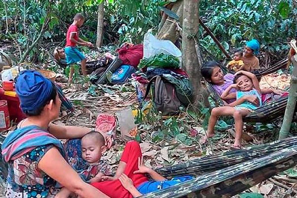 Airstrikes In Myanmar, Thousand Flee To Neighbouring Thailand