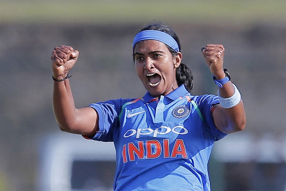 Shikha Pandey last played for India in October 2021.