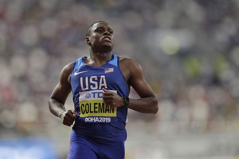 100-metre Champ Christian Coleman To Miss Tokyo Olympics Despite Reduced Ban