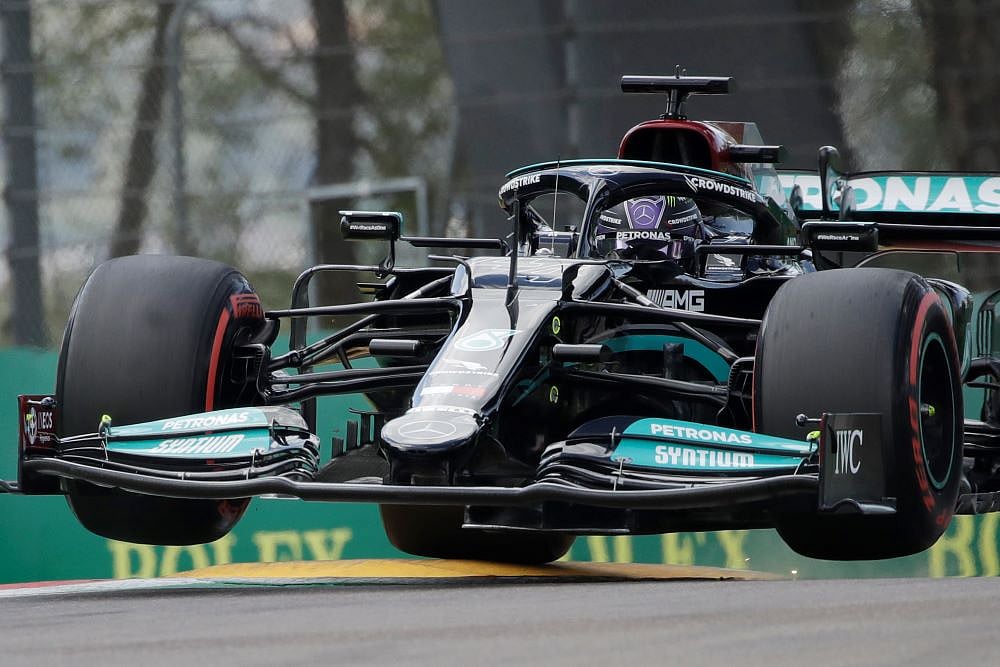 F1 2021: Lewis Hamilton Shocked To End Red Bull Pole Run At Imola As Perez Rues Mistake At Last Corner