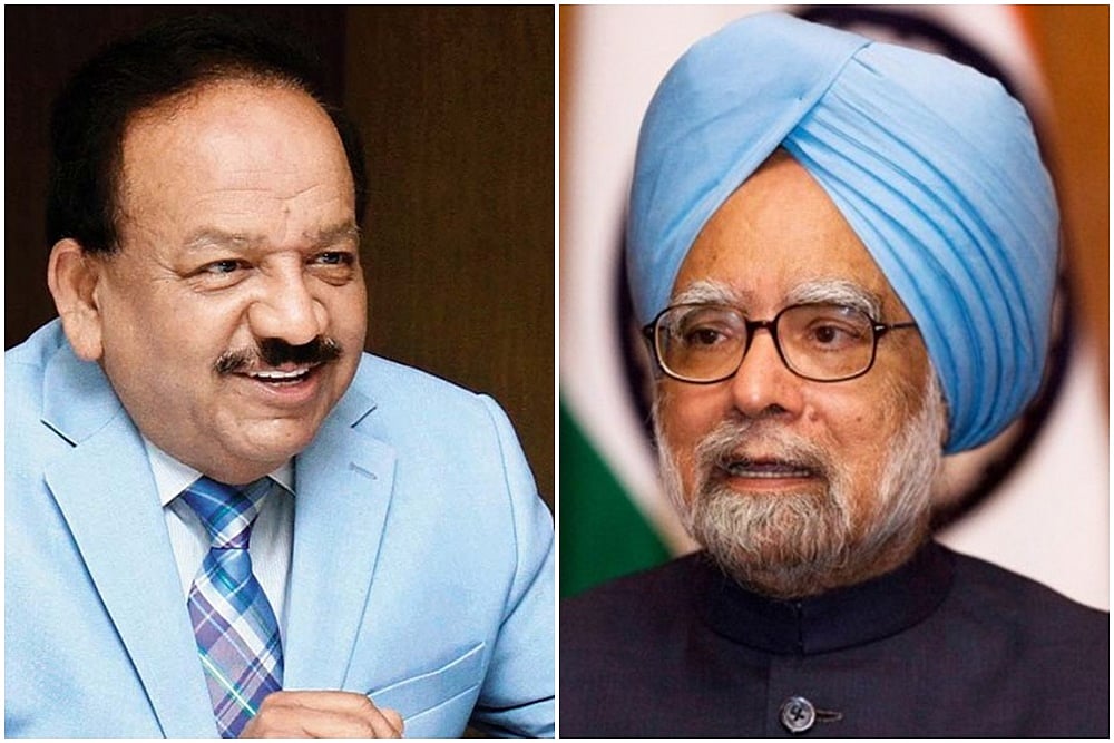 Harsh Vardhan Slams Manmohan Singh Over His Letter To PM Modi, Says Congress Raising Doubts About Vaccines