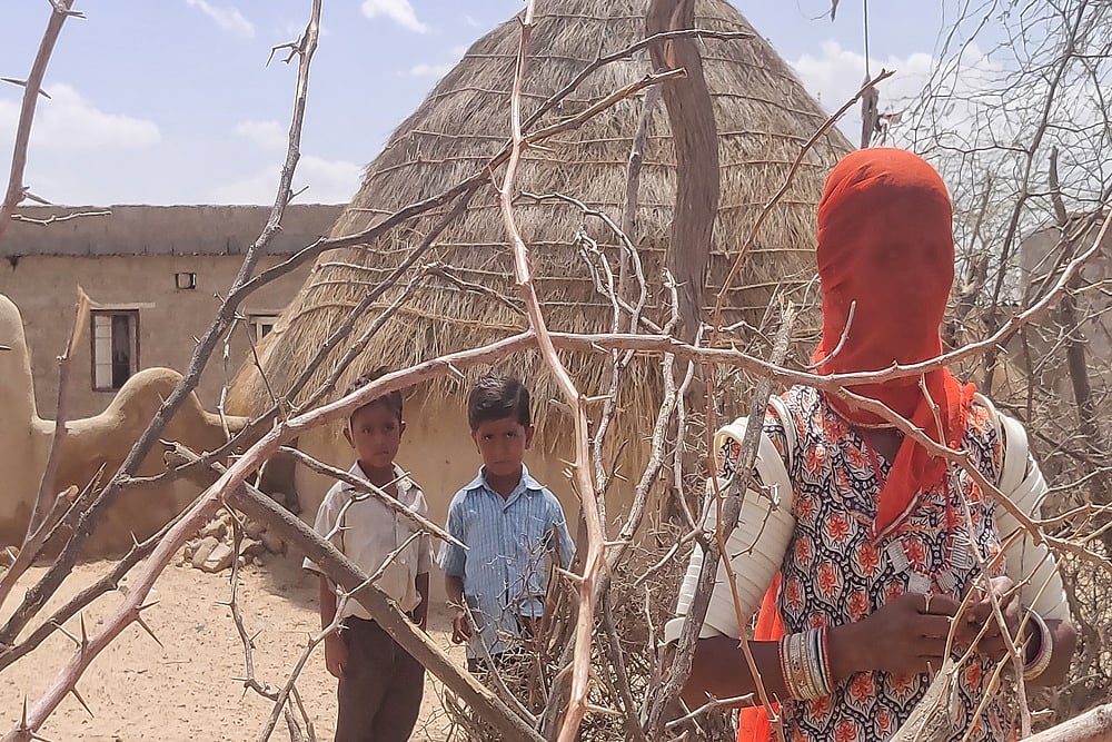 File Photo : Severe heat conditions in Rajasthan |