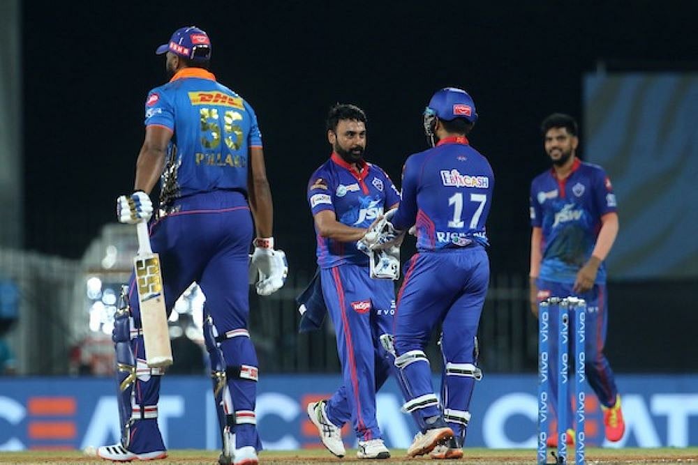 IPL 2021: Amit Mishra Triggers Batting Collapse As Shikhar Dhawan Helps Delhi Capitals Beat Mumbai Indians