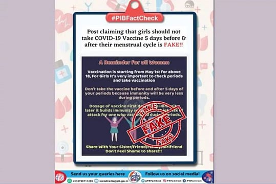 Fact Check: Can Women On Their Periods Take Covid-19 Vaccine? Here’s the Truth