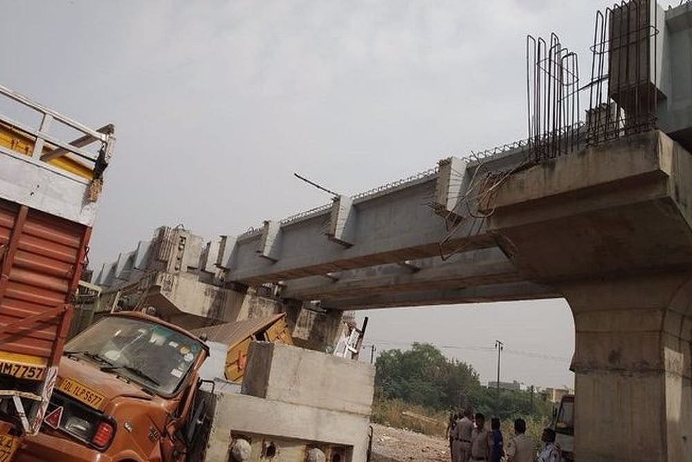 50-Year-Old Dies As Under-Construction Bridge Collapses In Delhi’s Punjabi Bagh Area