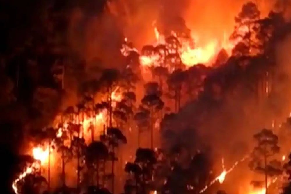 Uttarakhand Forest Fire: IAF Battles Forest Blazes, 75 New Fires Reported