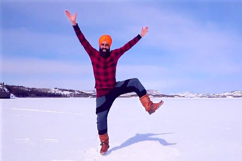 Watch: Man Gets Second Covid Vaccine Dose, Celebrates With Bhangra On Frozen Lake