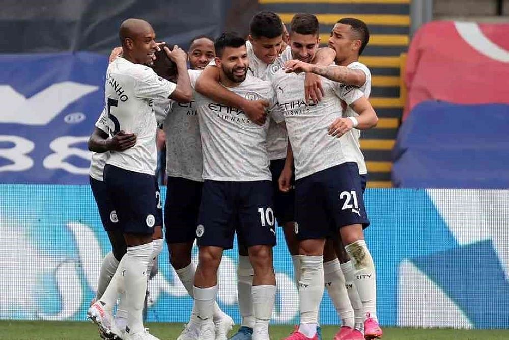 Crystal Palace 0-2 Manchester City: Aguero And Torres Fire Man City To The Brink Of Premier League Glory