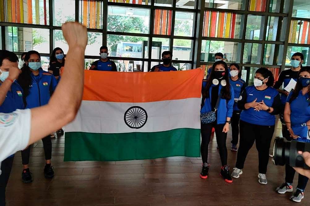 India's Olympic-bound Shooting Team Leaves For Training-cum-competition Tour Of Croatia