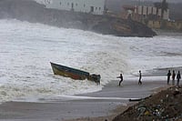 Evacuations Begin As Cyclone Montha Nears Andhra Pradesh Coast; IMD Issues Red Alert File Photo; Representative image : Cyclone Tauktae Likely To Move Close To Gujarat Coast On May 18: IMD