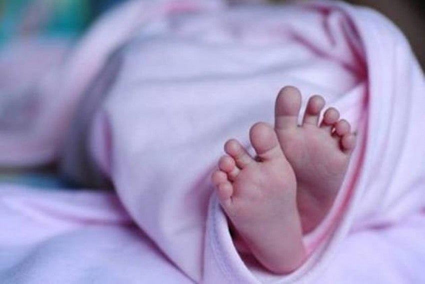 Representational Image : Helped by female staff, pregnant woman gives birth to baby in bus station |