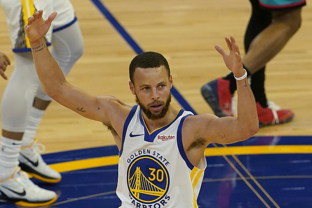 Golden State Warriors guard Stephen Curry is yet to recover from his left leg injury.
