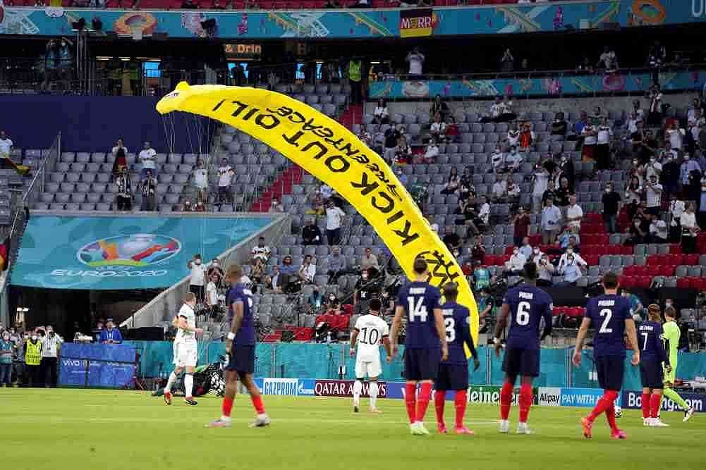 Euro 2020: People Hurt By Parachuting Protestor During France-Germany European Championship Game