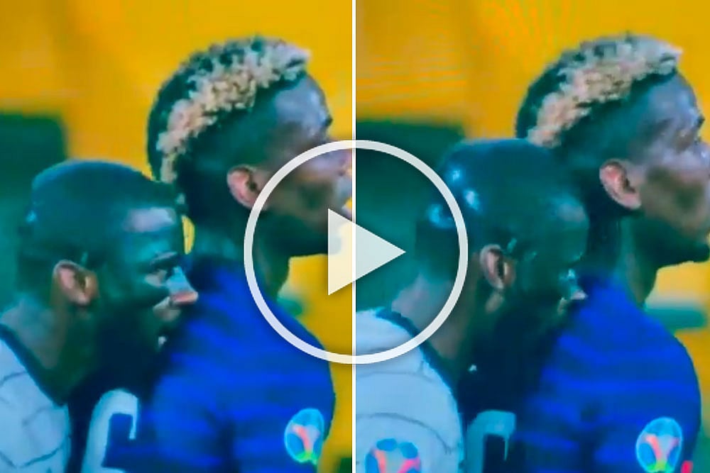 Euro 2020: Antonio Rudiger Regrets Putting Mouth on Paul Pogba's Back - VIDEO