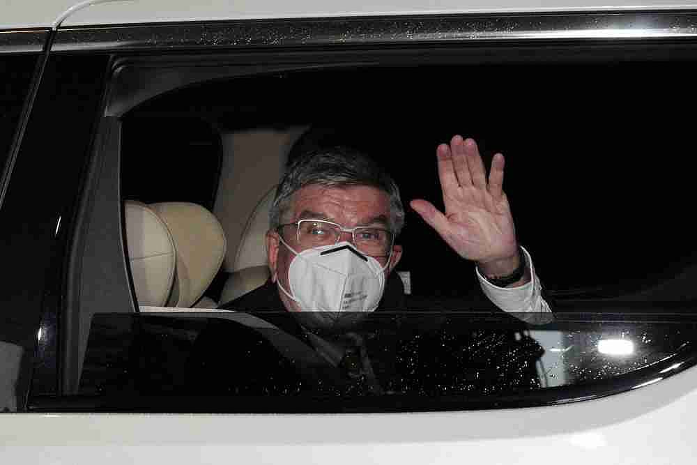Olympics: IOC President Thomas Bach Delivers Message Of Reassurance To Athletes On Arrival In Tokyo