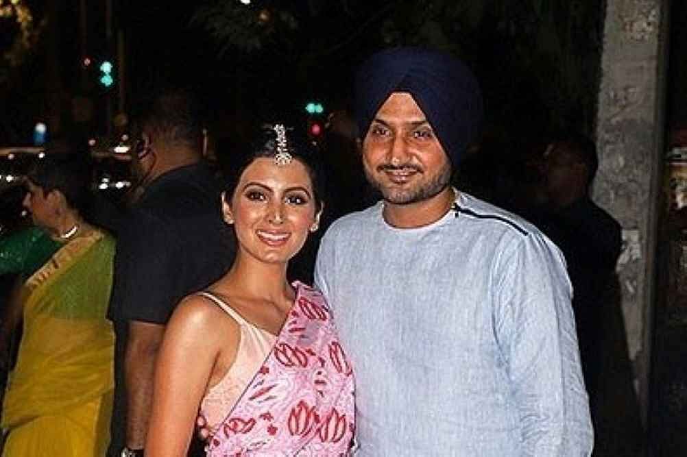 Harbhajan Singh and Geeta Basra