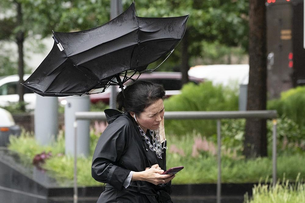 Tropical Storm Elsa Hits New York City, Rail Services Affected