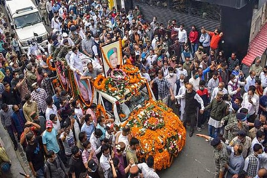 Former Himachal CM Virbhadra Singh Cremated With Full State Honours