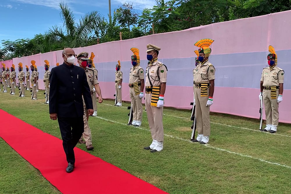 Outgoing Tripura Governor Ramesh Bais