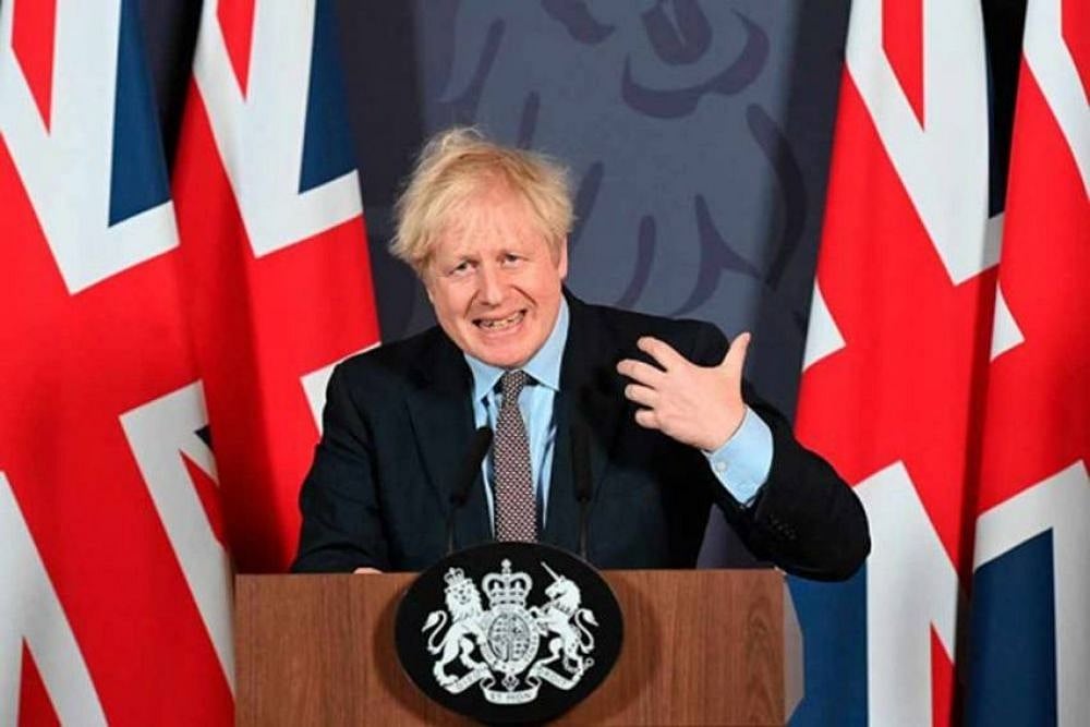 UK PM Johnson Urges People To Stay Cautious As Lockdown Restrictions Ease
