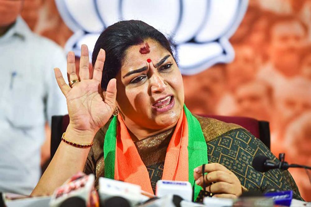 Sivaji Krishnamurthy passes 'offensive remarks' against BJP leader and actor Khushbu Sundar 