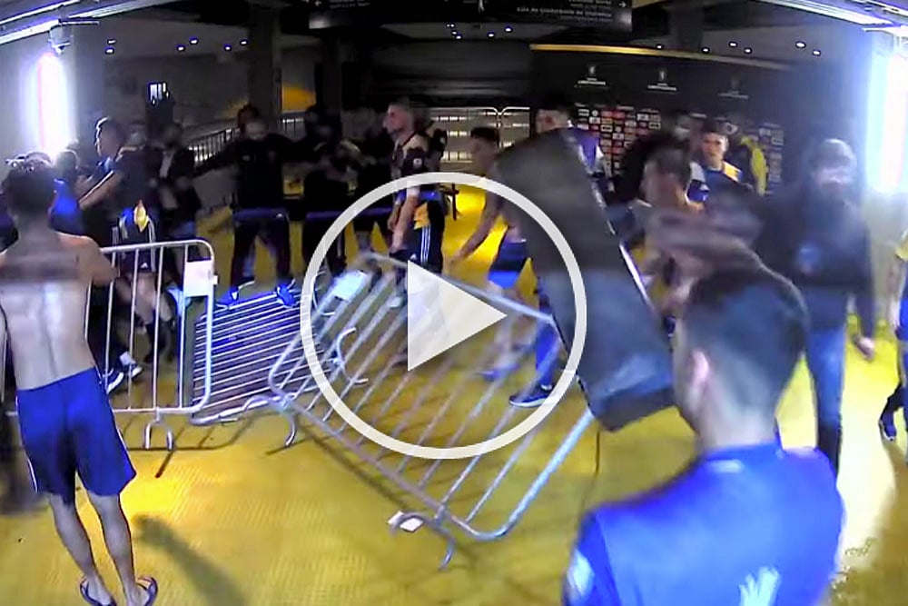Argentina's Boca Juniors Players Stuck In Brazil After Stadium Brawl - VIDEO