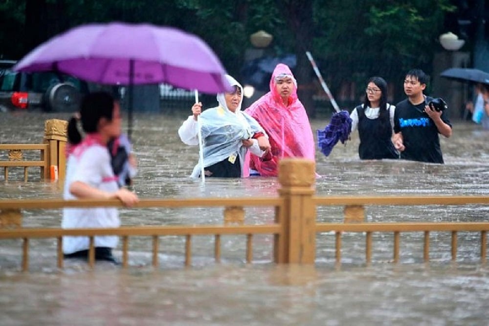 China Facing Unprecedented Floods, Army Blasts Dam To Divert Water