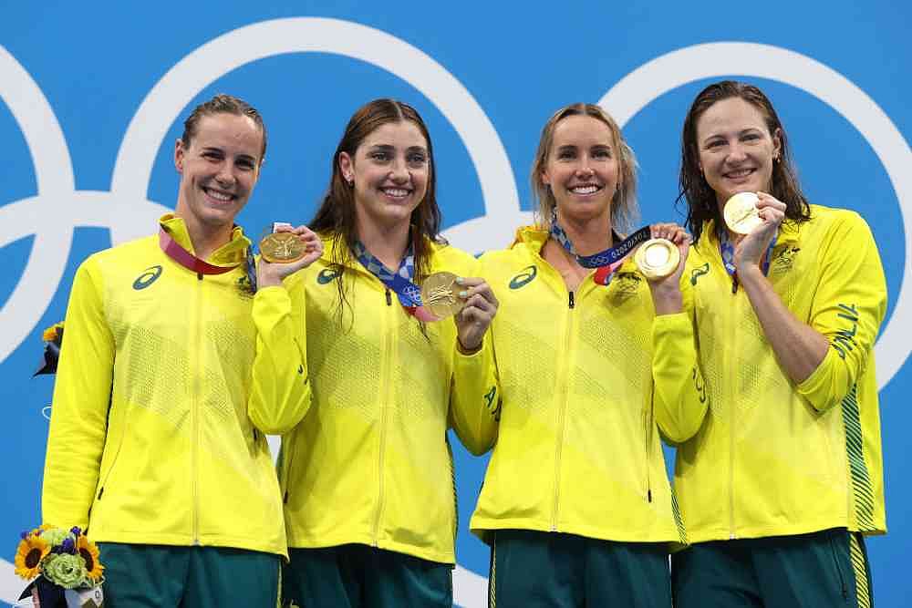 Tokyo Olympics: Australia Women Continue 4x100 Freestyle Dominance With World Record Timings
